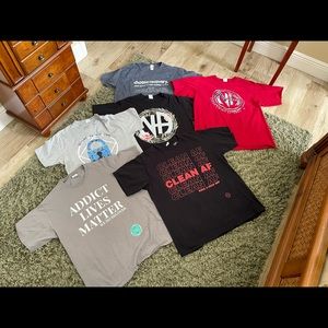 6 mens recovery tees